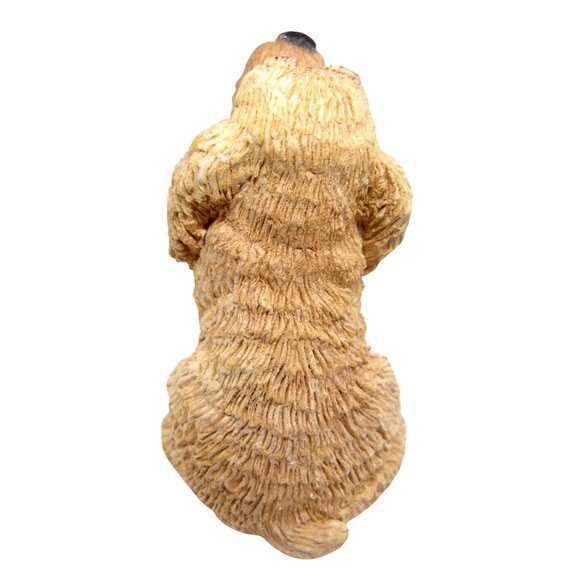 Small Tan Resin Cocker Spaniel Dog Figurine Collectible Vintage - Picture 4 of 4